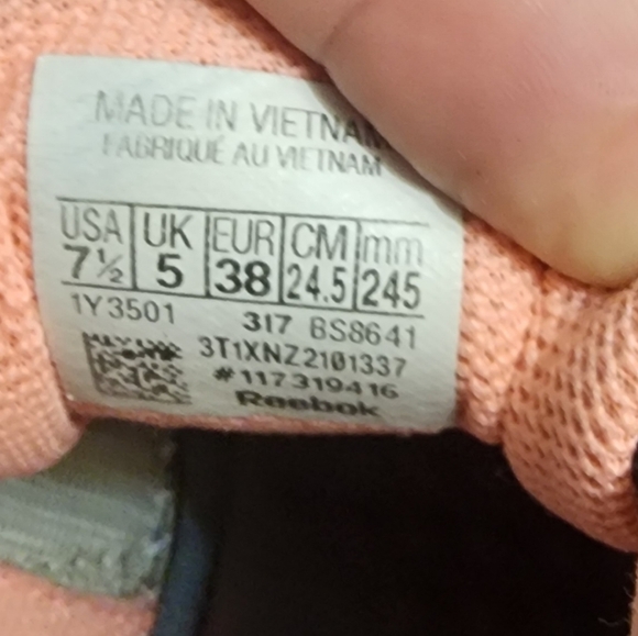 REEBOK Hex Affect Women's Size 7.5 running walking athletic shoes. Comfortable😍 - Picture 3 of 7